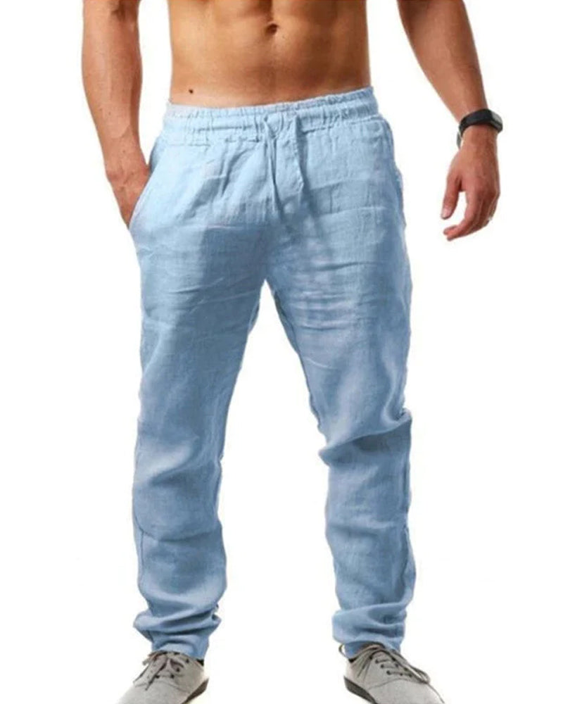 Adam | Pantalón de Lino Hombre – Fresco, Cómodo y Versátil