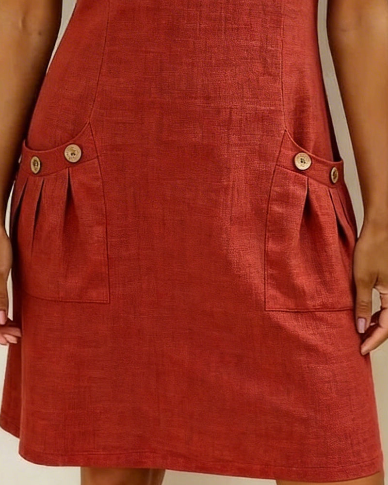 Emma | Vestido Casual con Cremallera – Comodidad y Estilo Diario