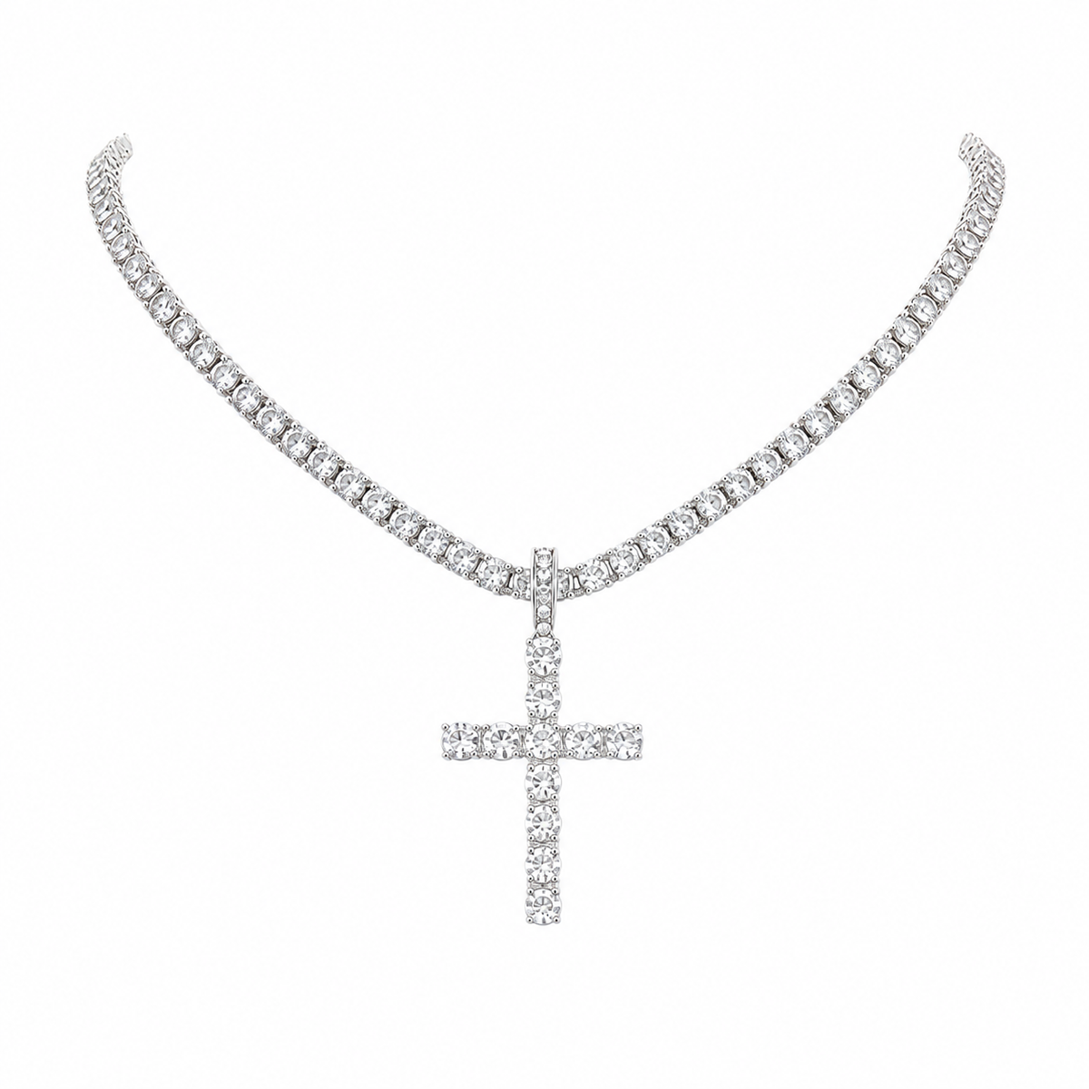Berlin | Collar Cruz de Cristal