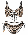 Arua  | Bikini de Dos Piezas con Cordón Frontal