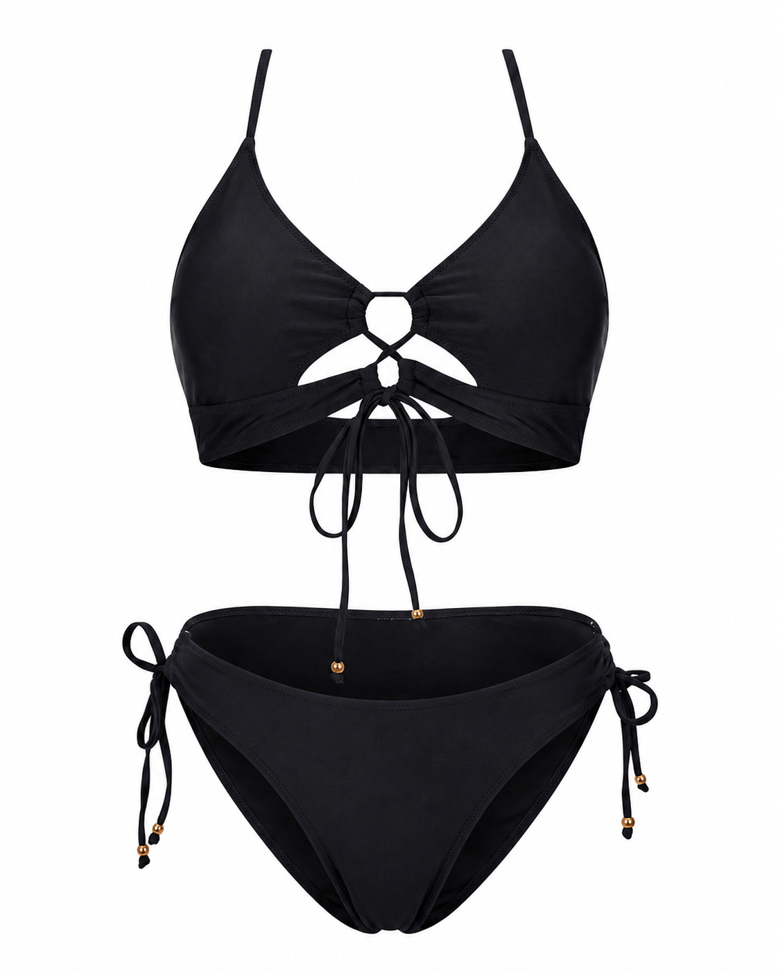 Arua  | Bikini de Dos Piezas con Cordón Frontal