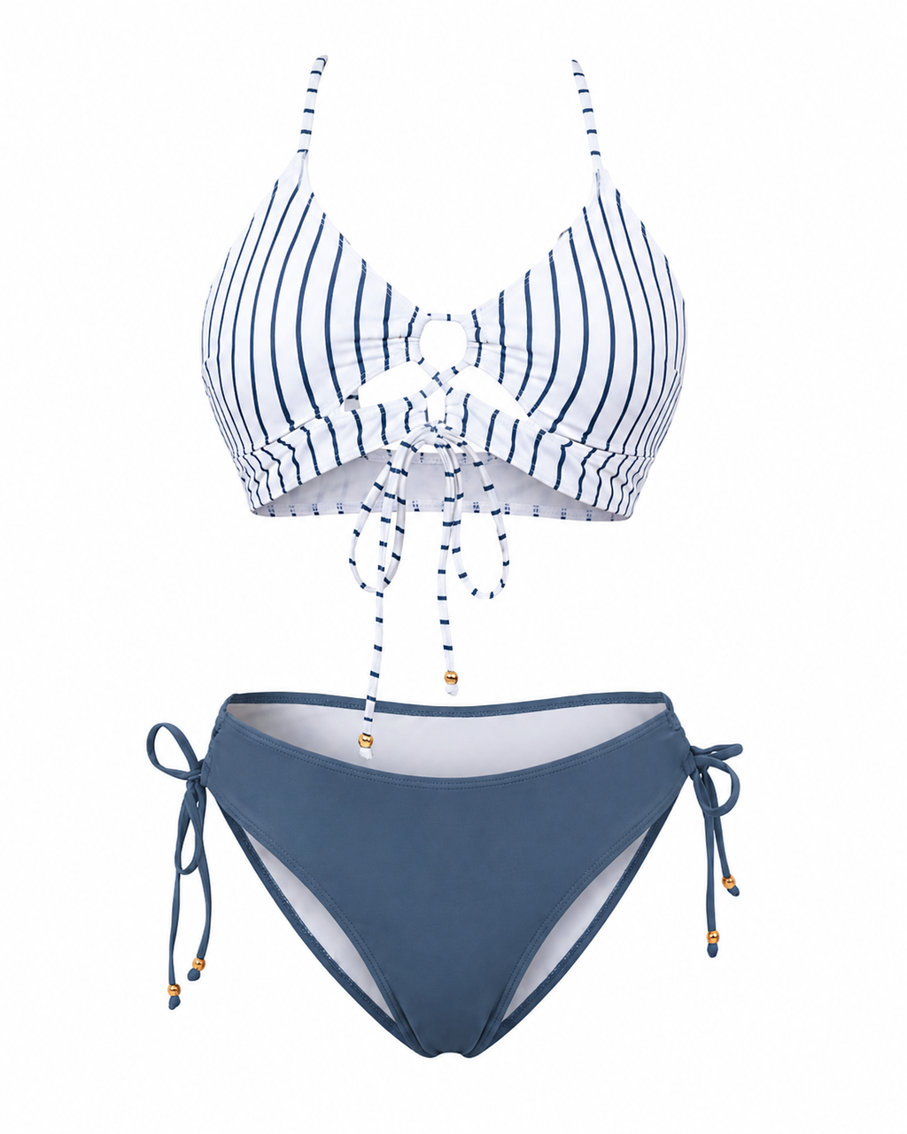 Arua  | Bikini de Dos Piezas con Cordón Frontal