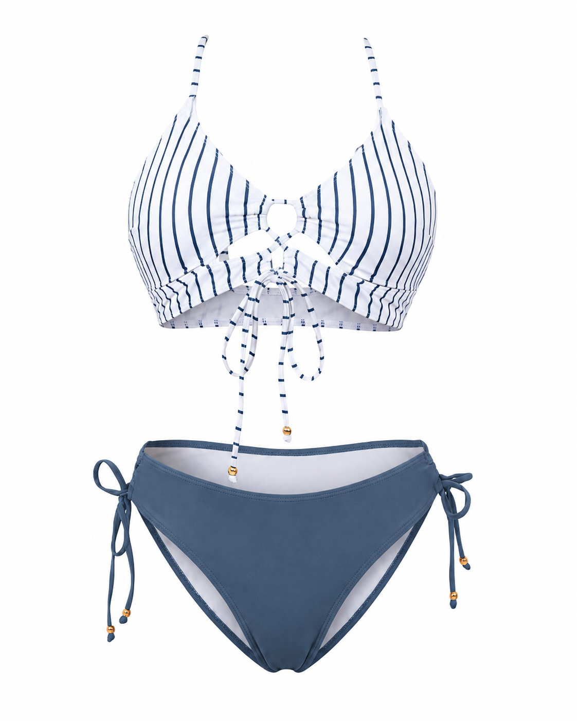 Arua  | Bikini de Dos Piezas con Cordón Frontal