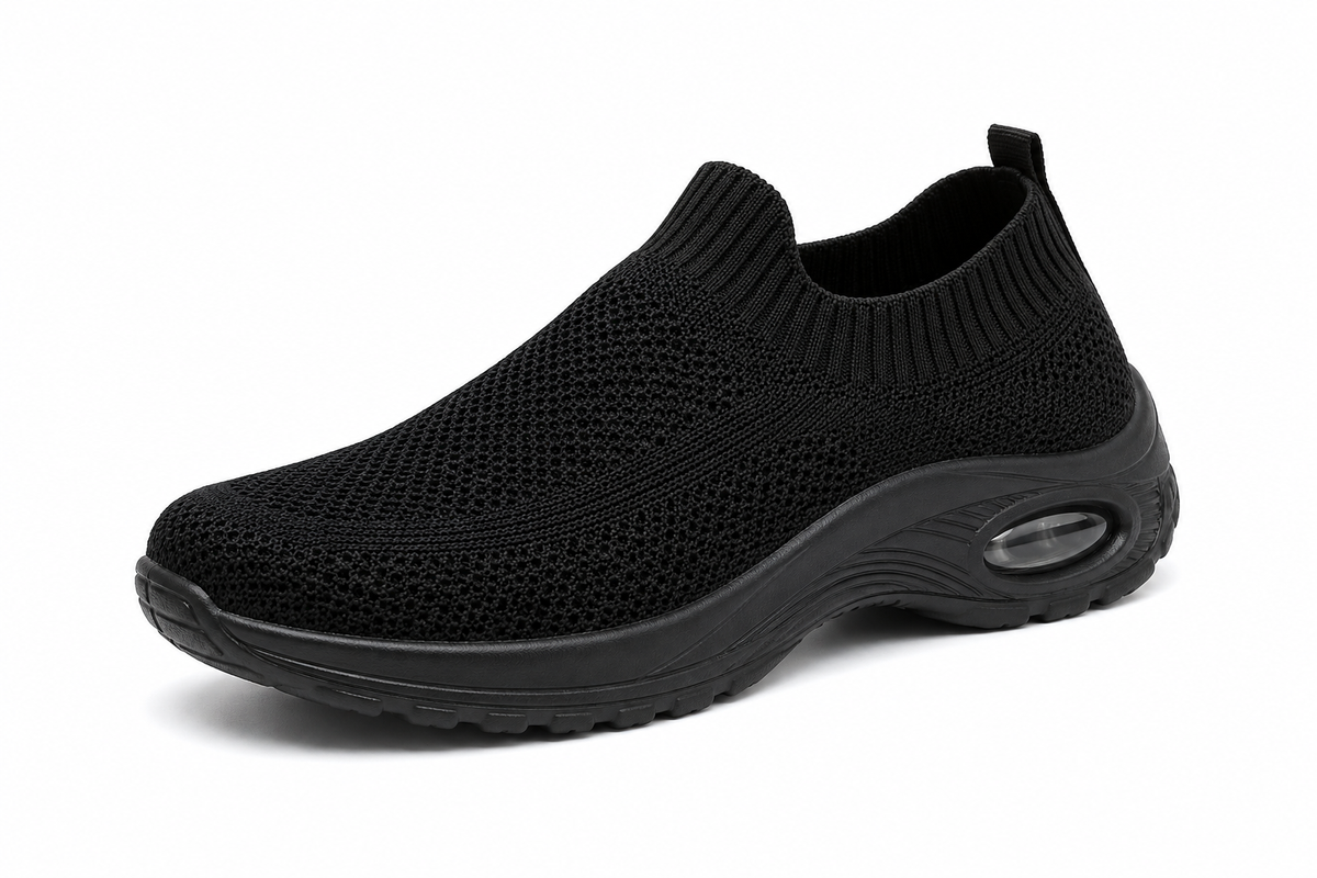 Emil | Zapatillas Deportivas Negras Transpirable