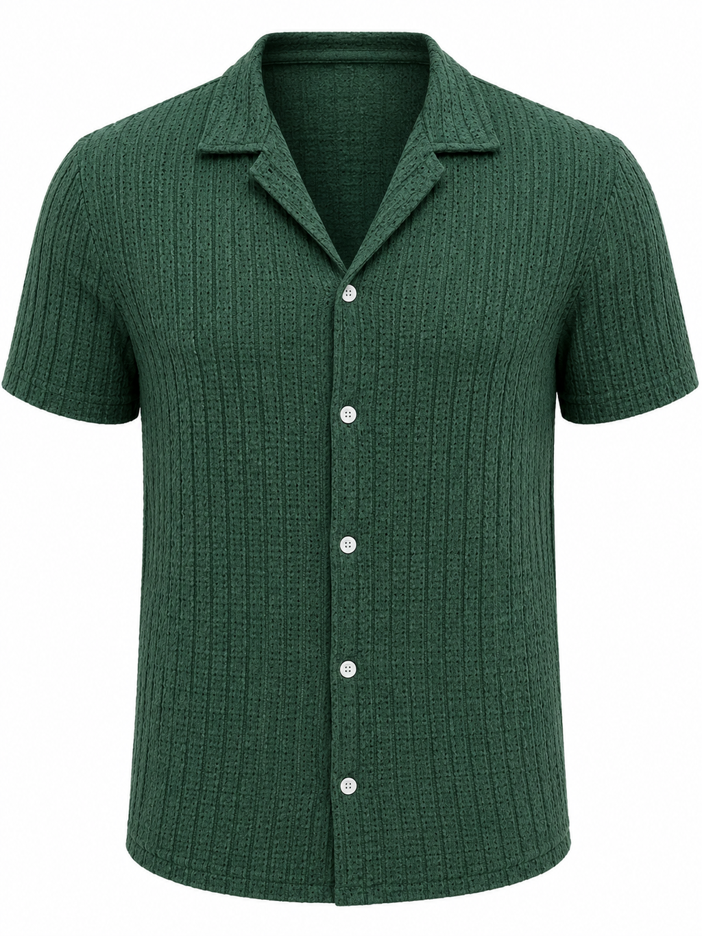 Miky | Camisa Texturizada de Manga Corta