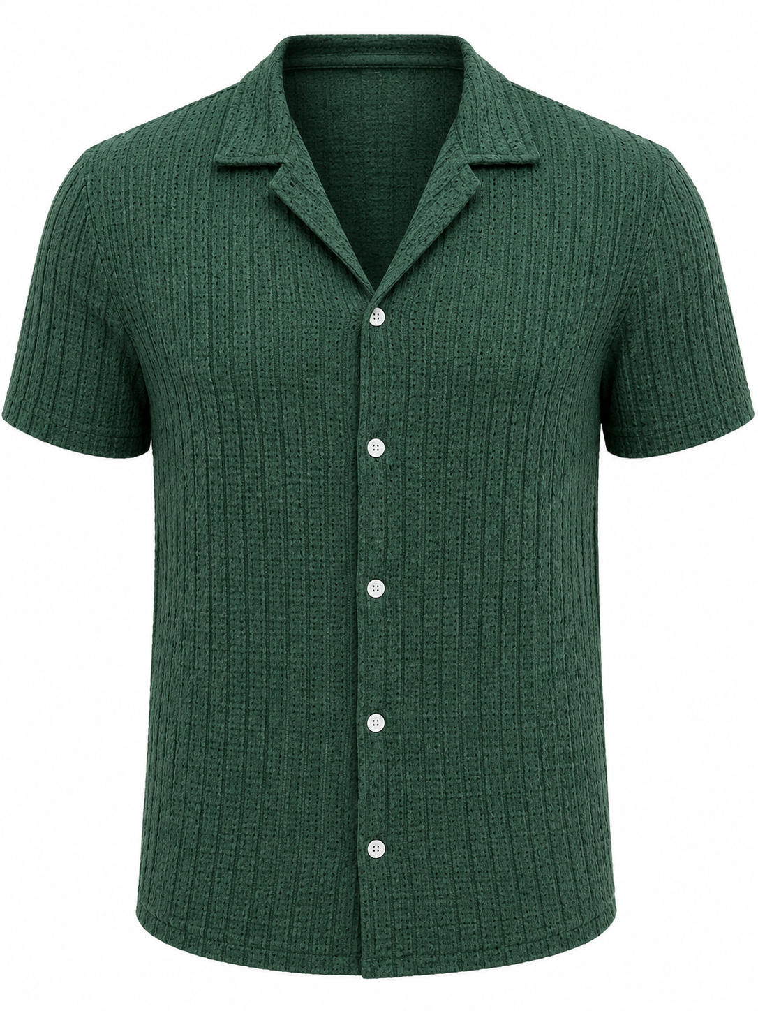 Miky | Camisa Texturizada de Manga Corta