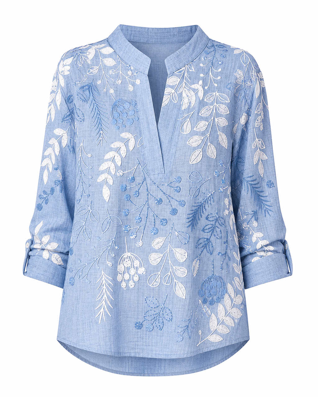 Gabriela | Blusa Floral Bordada Estilo Premium