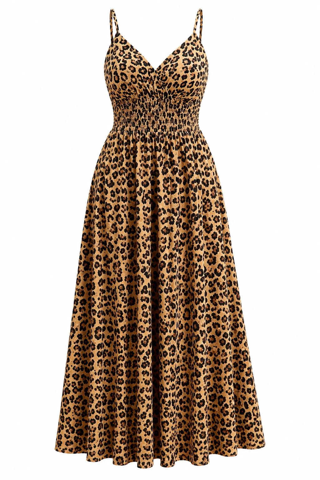 Ilona | Vestido Maxi Animal Print Ajuste Perfecto