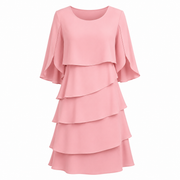 Livia | Vestido Midi de Capas