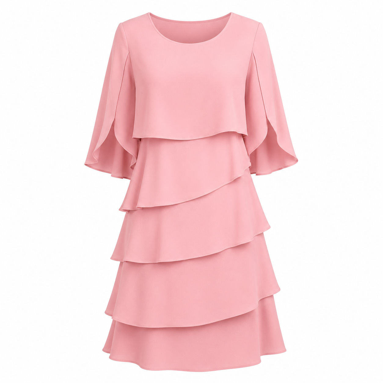 Livia | Vestido Midi de Capas Elegantes y Cómodas
