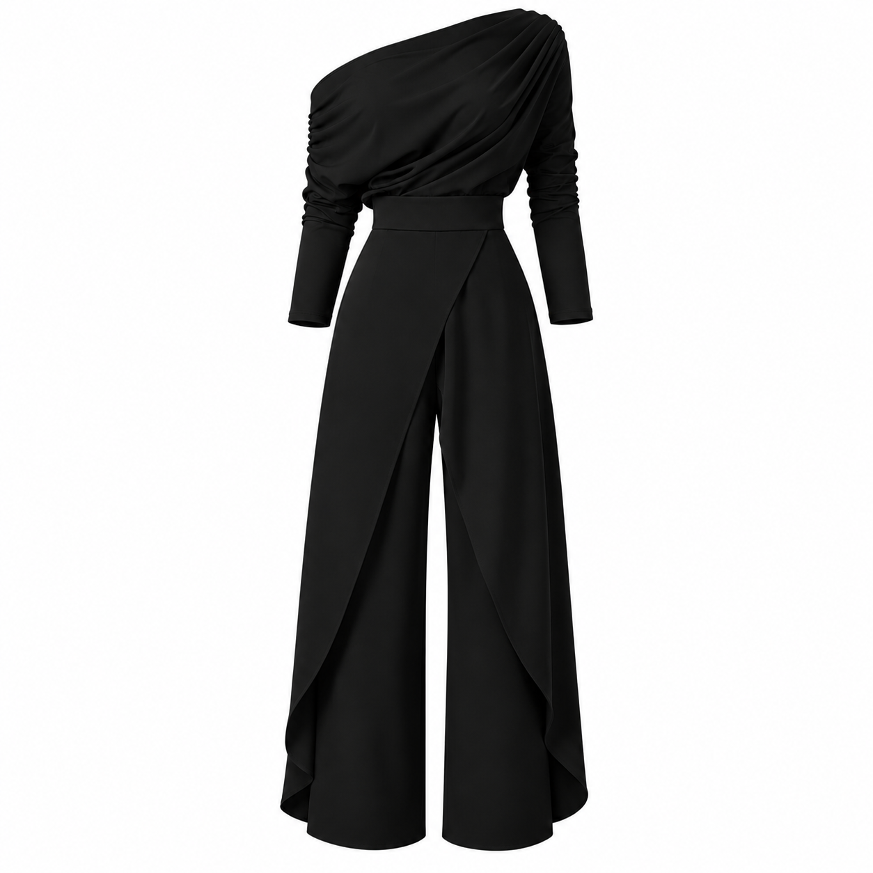 Nora  | Mono Largo Elegante de Un Hombro