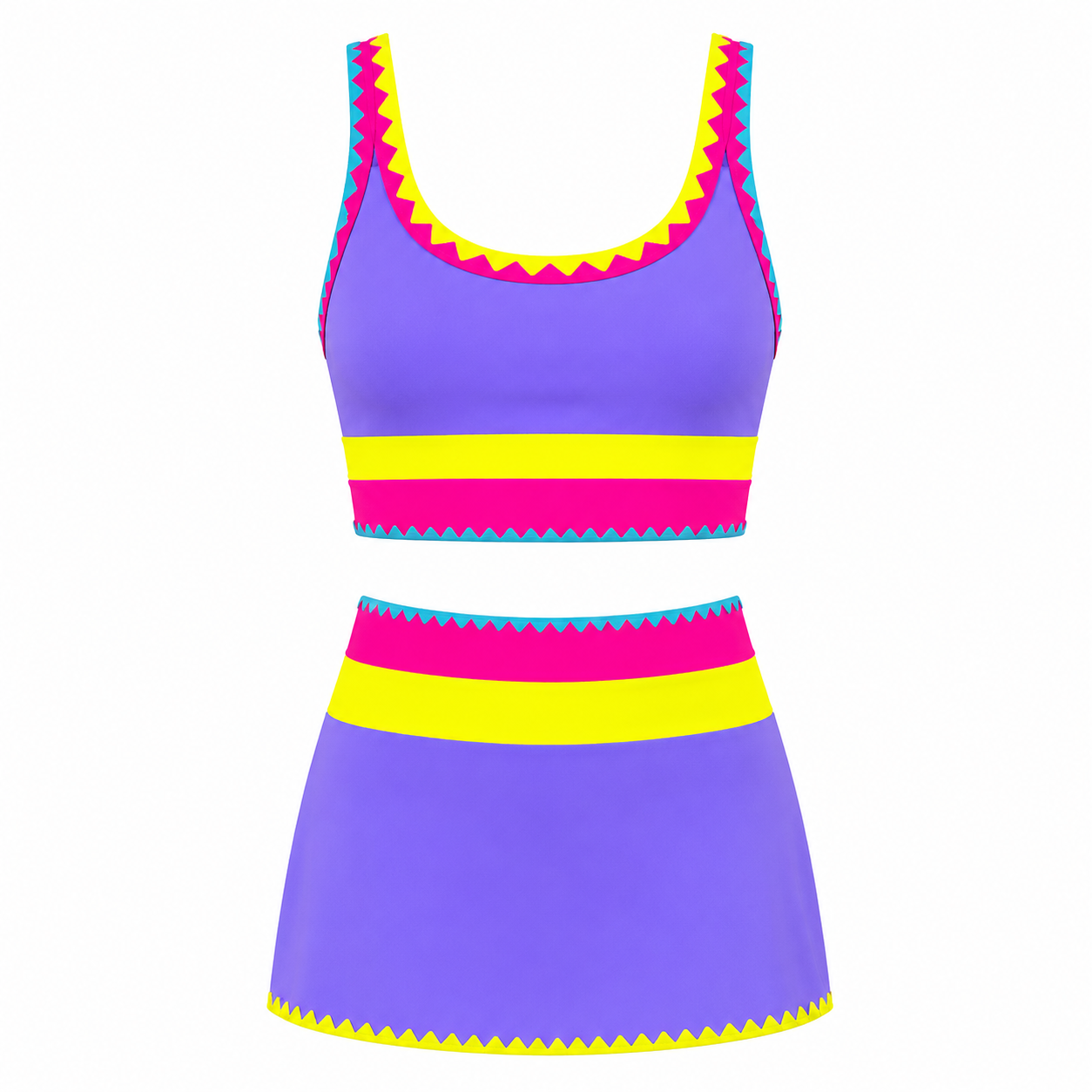 Helen | Conjunto Bikini Moldeador Estilo Deportivo