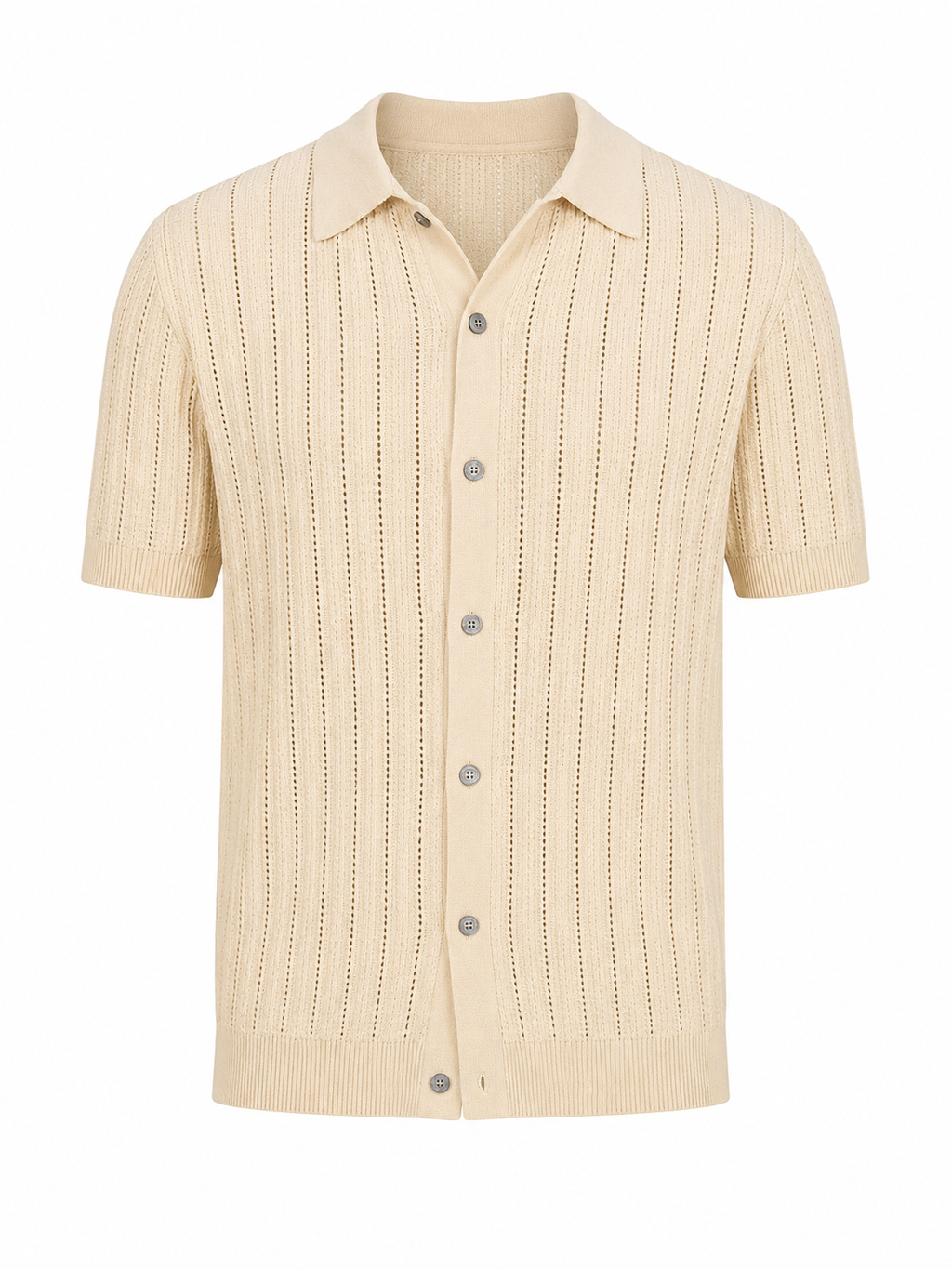 Glen | Camisa de Punto Elegante de Manga Corta