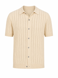Glen | Camisa de Punto Elegante de Manga Corta
