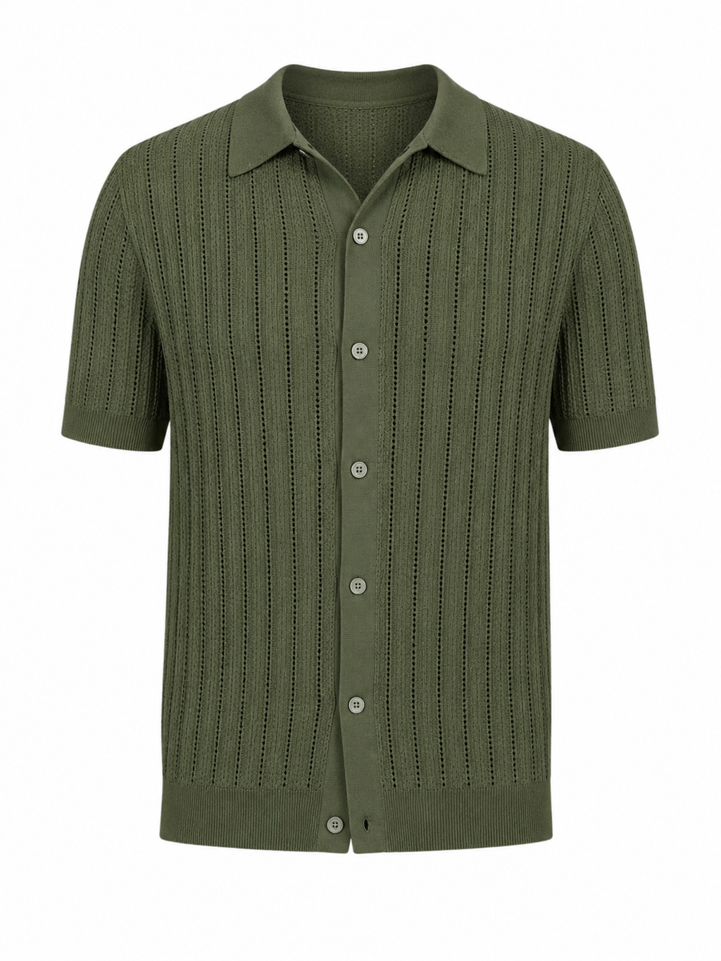 Glen | Camisa de Punto Elegante de Manga Corta
