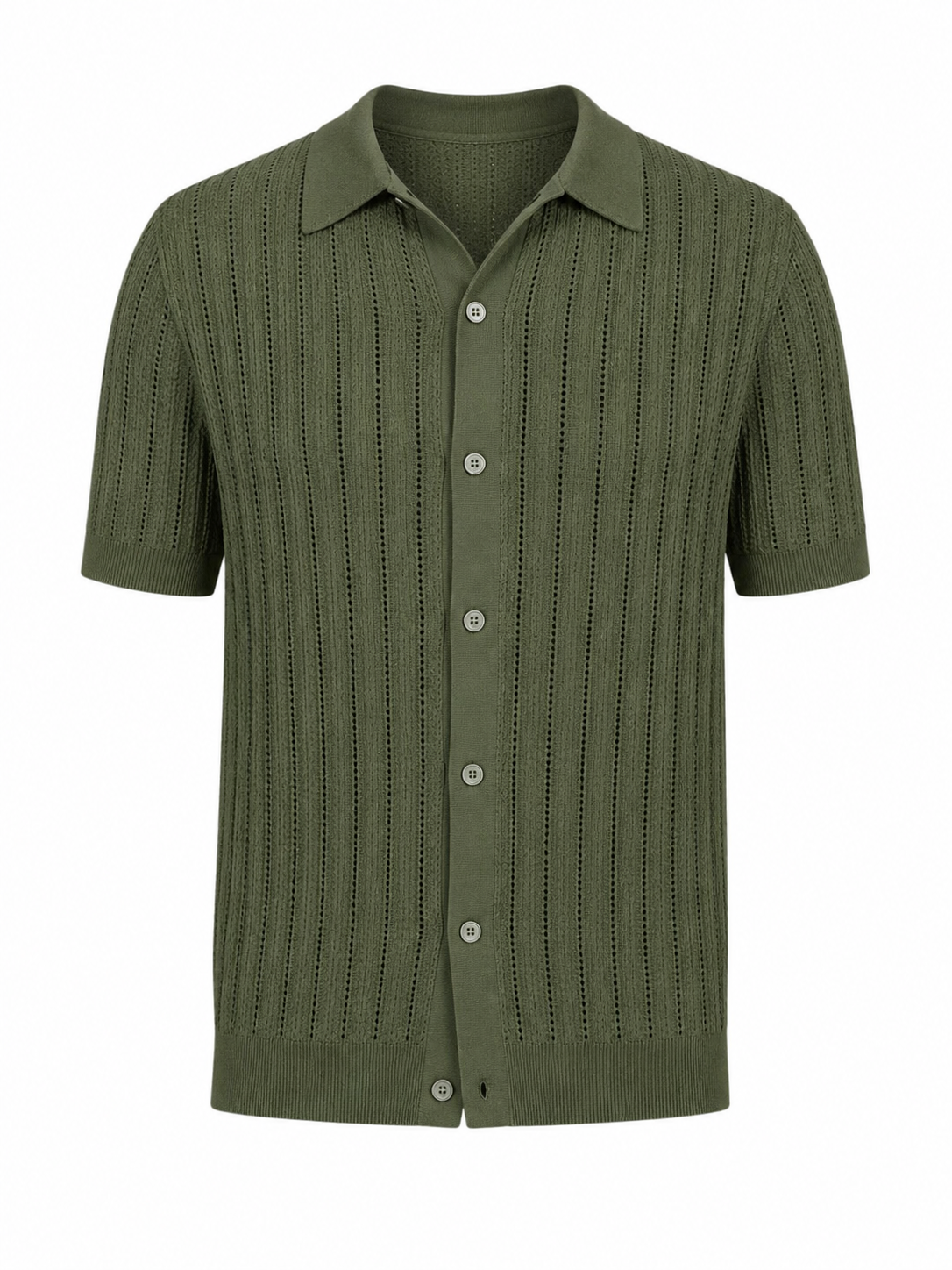 Glen | Camisa de Punto Elegante de Manga Corta