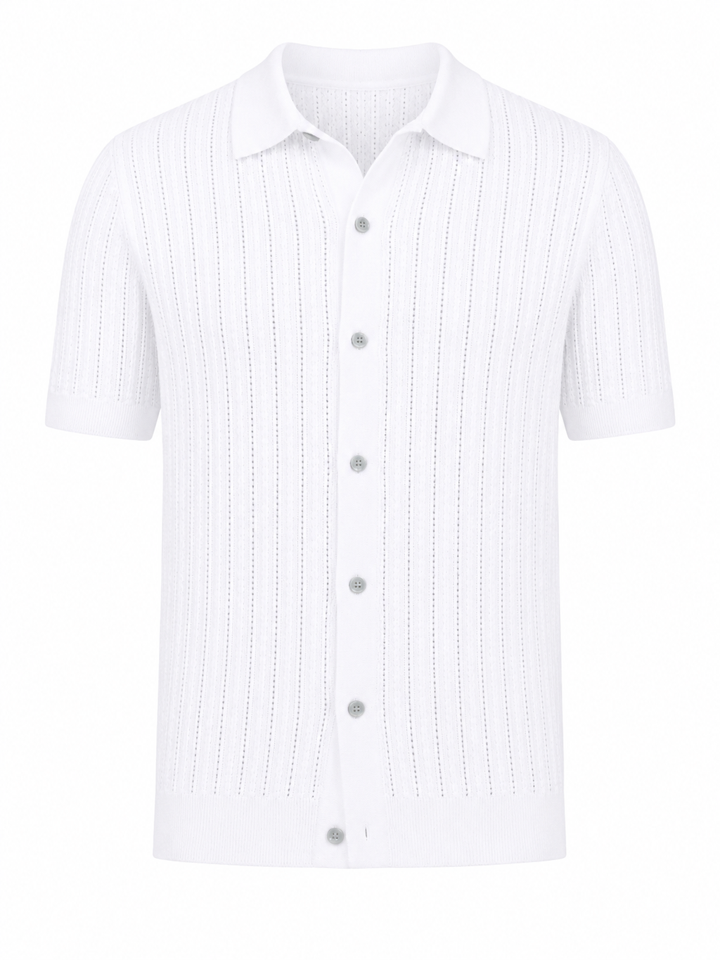 Glen | Camisa de Punto Elegante de Manga Corta
