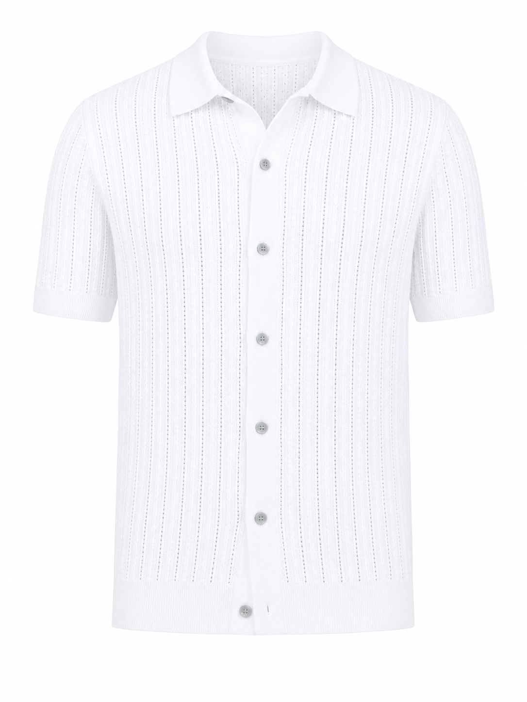 Glen | Camisa de Punto Elegante de Manga Corta