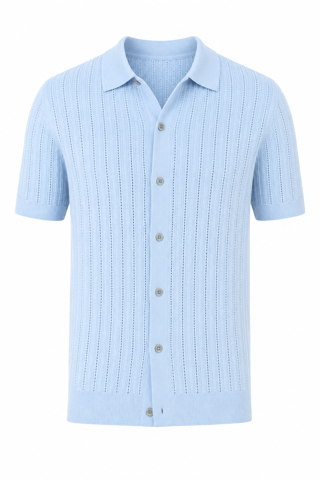 Glen | Camisa de Punto Elegante de Manga Corta