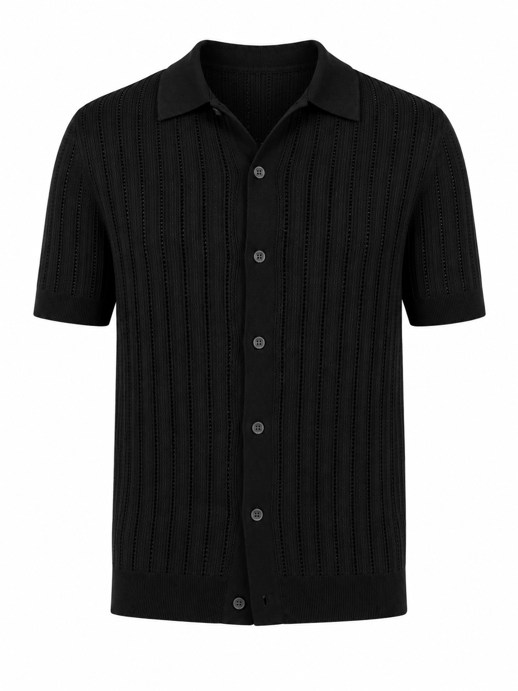 Glen | Camisa de Punto Elegante de Manga Corta