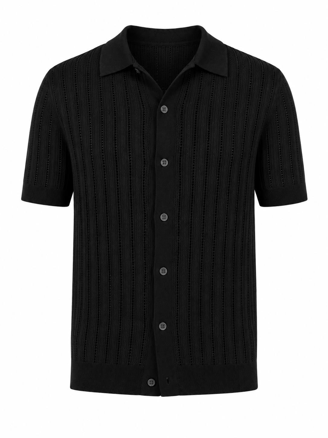 Glen | Camisa de Punto Elegante de Manga Corta