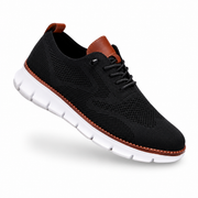 Leon | Zapatillas Malla Beige Suela Blanca