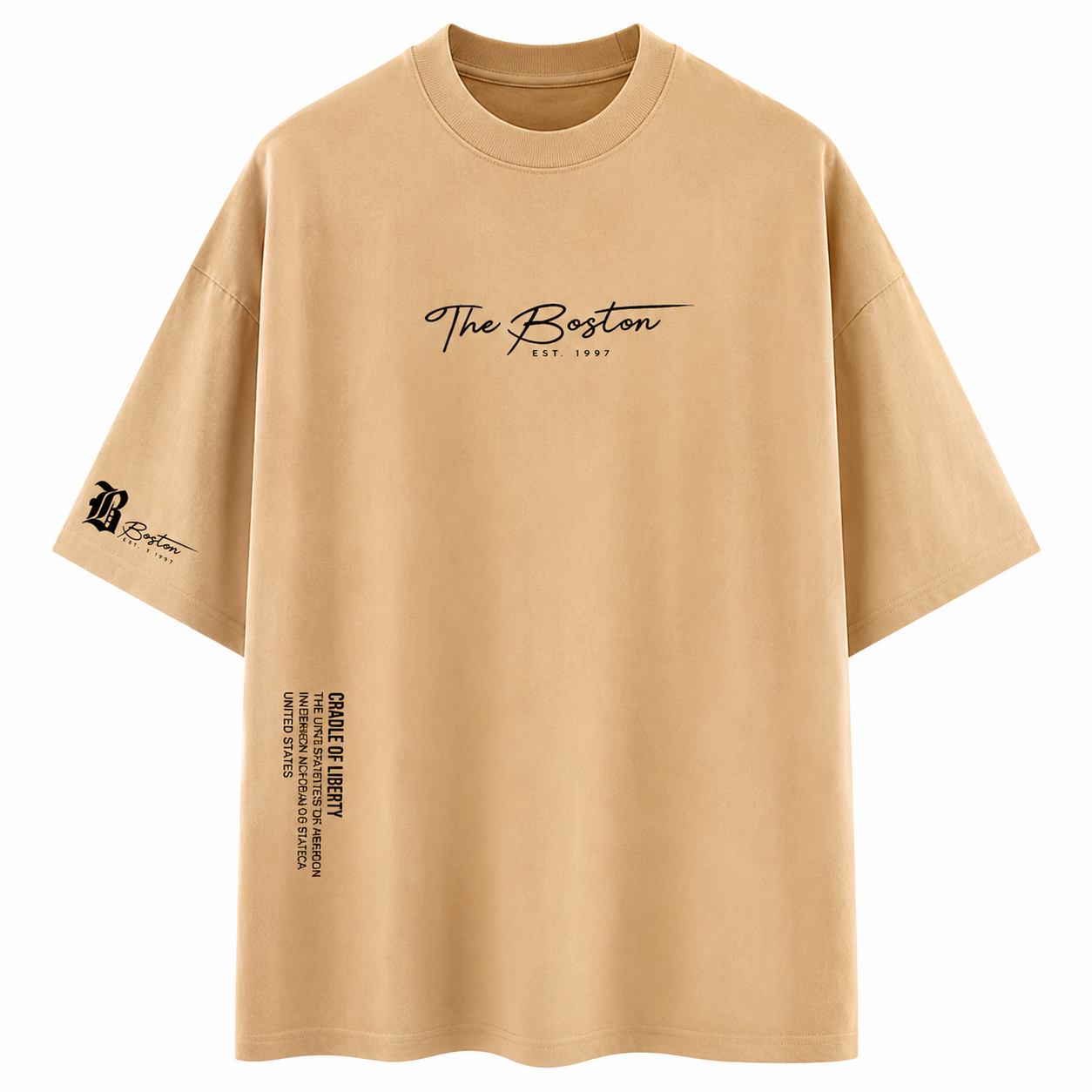 Dark | Camiseta de estilo urbano para hombre de corte holgado