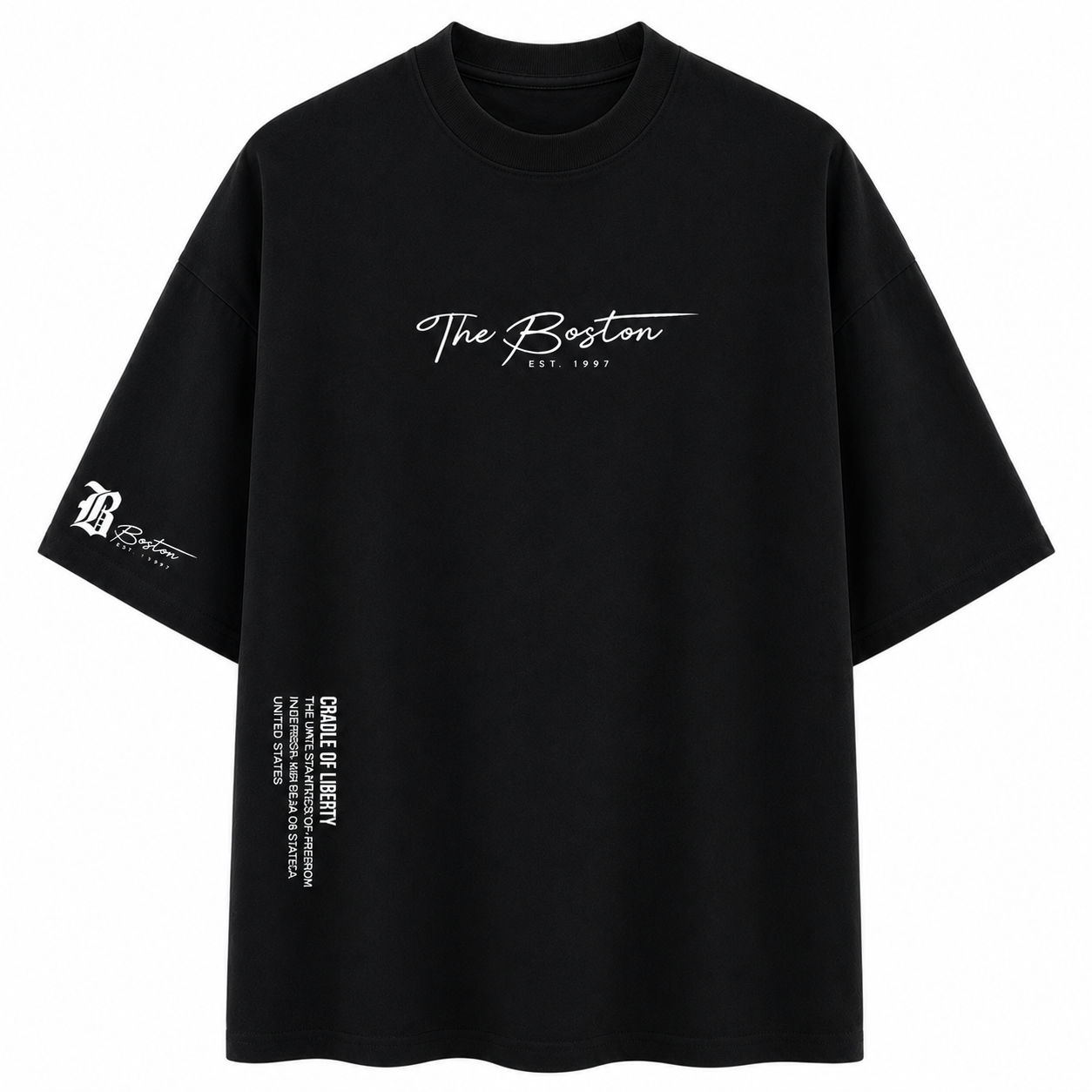 Dark | Camiseta de estilo urbano para hombre de corte holgado
