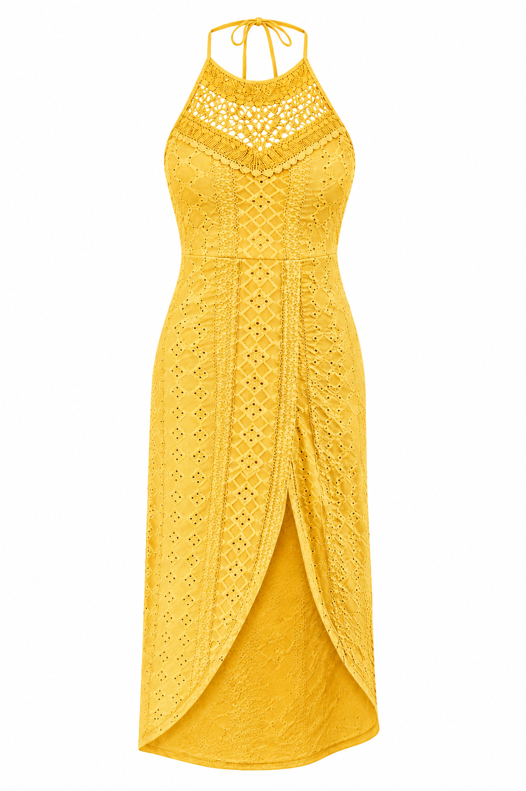 Ester | Vestido Elegante de Encaje con Abertura