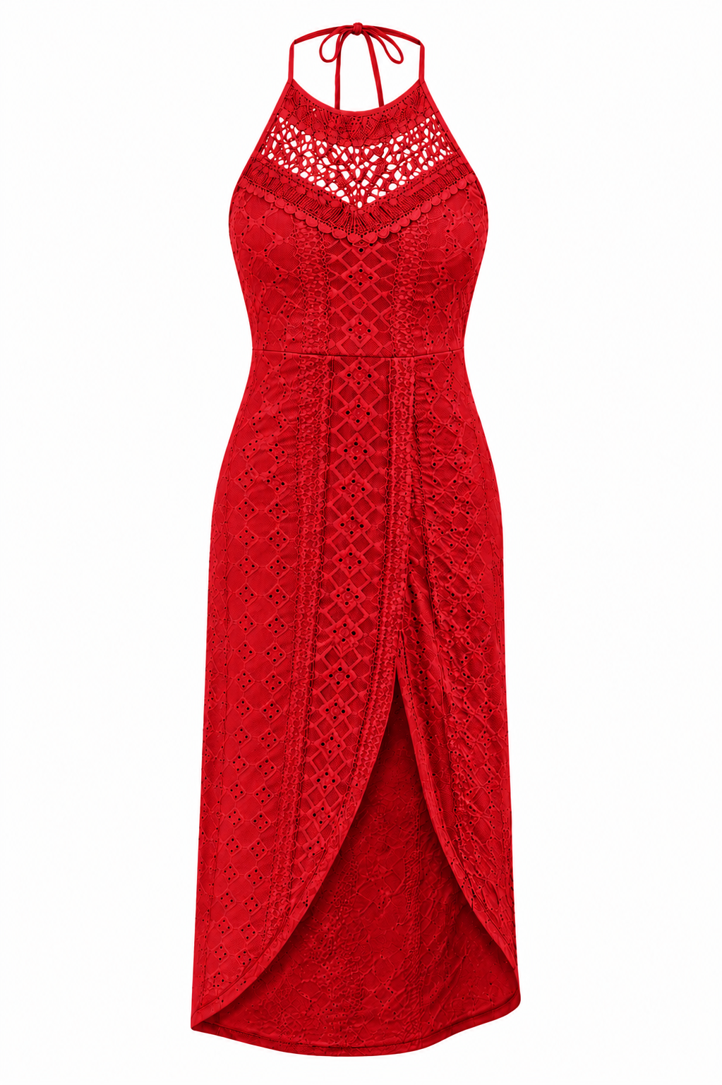 Ester | Vestido Elegante de Encaje con Abertura