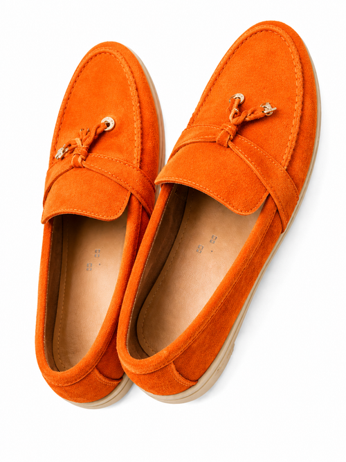 Brenda | Zapatos Loafer de Gamuza – Comodidad y Estilo Diario