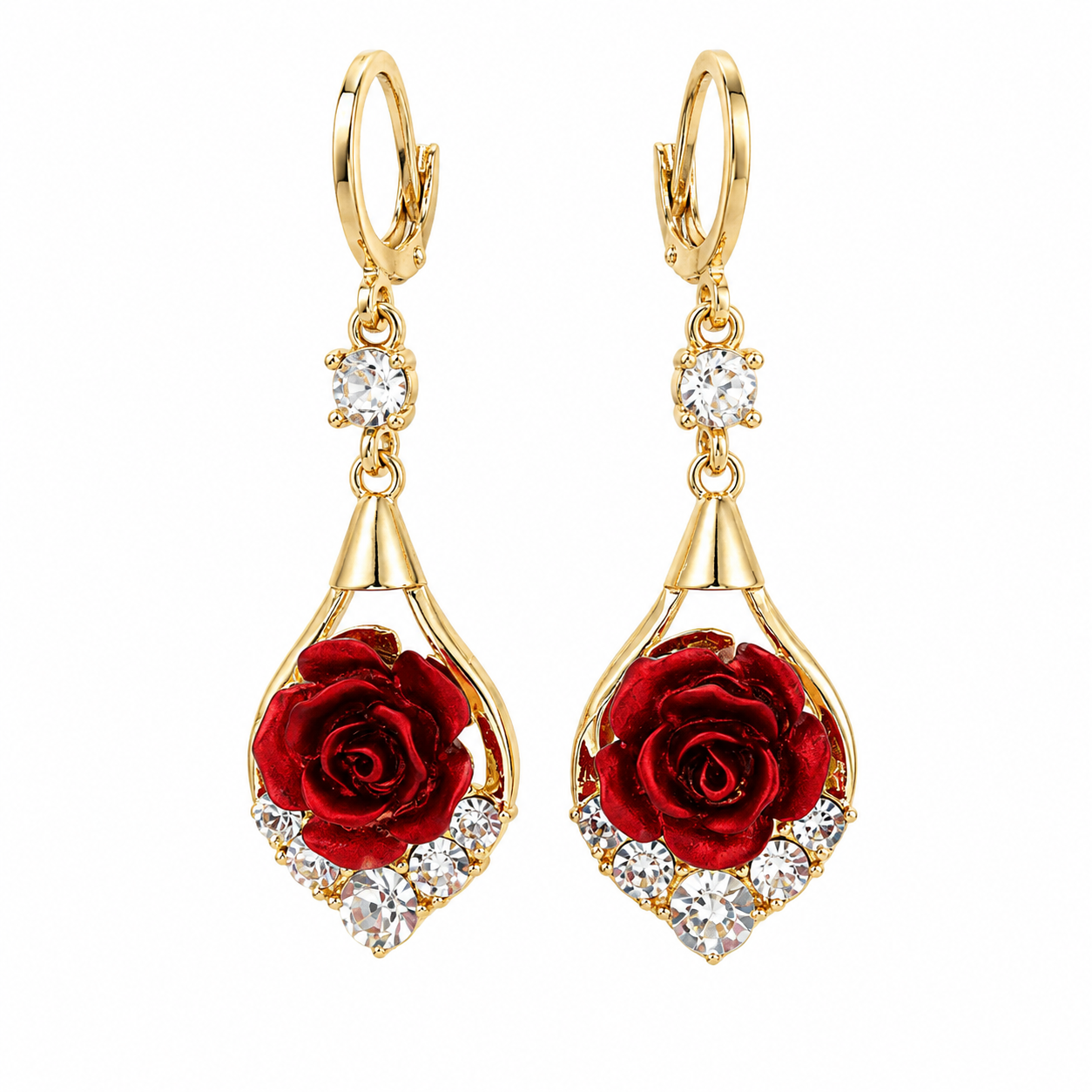 Rosa | Pendientes – Elegancia con un Toque Romántico