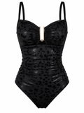 Kendal | Bañador Moldeador Animal Print – Seguridad y Estilo en la Playa
