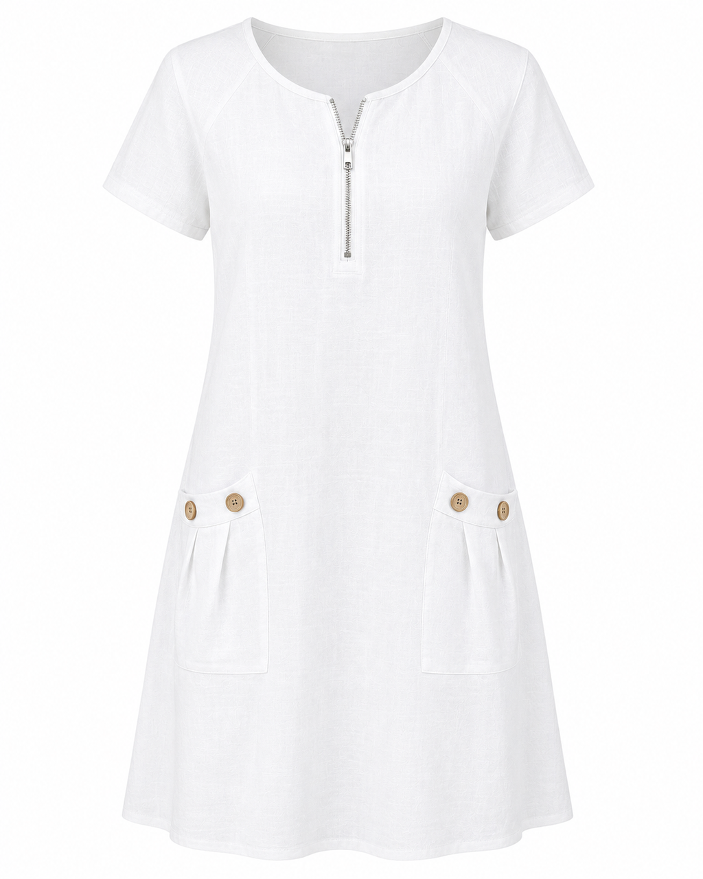 Emma | Vestido Casual con Cremallera – Comodidad y Estilo Diario