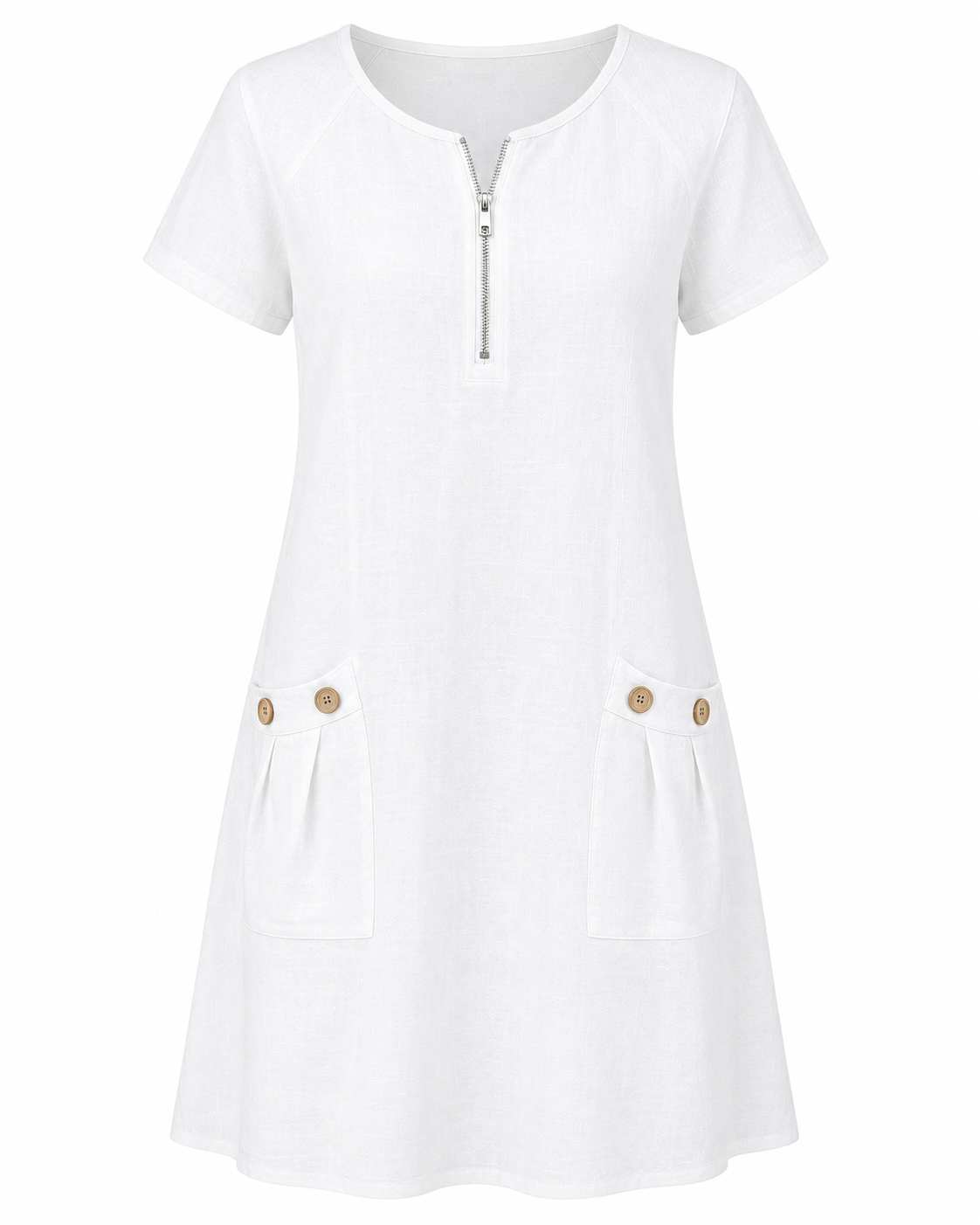 Emma | Vestido Casual con Cremallera – Comodidad y Estilo Diario