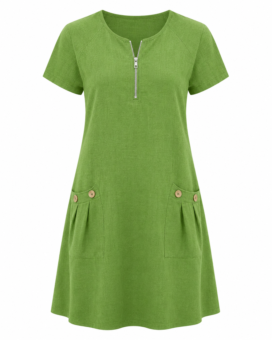 Emma | Vestido Casual con Cremallera – Comodidad y Estilo Diario