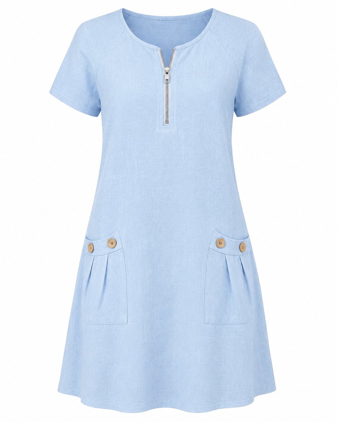 Emma | Vestido Casual con Cremallera – Comodidad y Estilo Diario