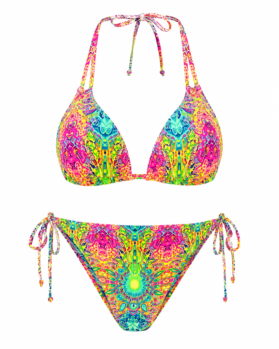Ivy | Bikini Tropical Multicolor – Energía y Estilo en el Verano