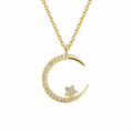 Lara | Collar Luna Brillante – Elegancia con Magia