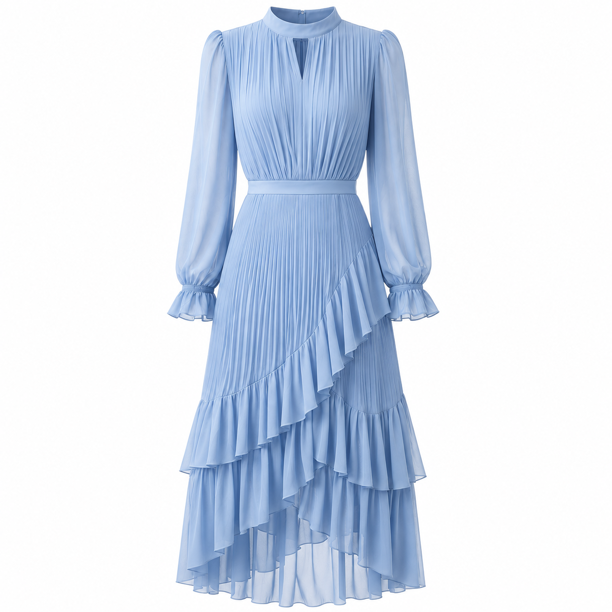 Alessia | Vestido Midi Elegante – Silueta Sofisticada