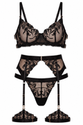 Luna | Conjunto Lencería Floral – Elegancia y Seducción