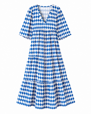 Bella | Vestido  Estampado Geométrico