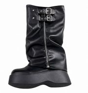 Lidia | Botas de Media Caña con Plataforma
