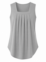 Alba | Camiseta Casual Plisada