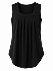 Alba | Camiseta Casual Plisada
