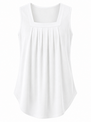Alba | Camiseta Casual Plisada