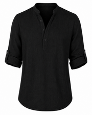 Marco | Camisa Blanca Cuello Mao