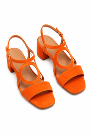 Valentina | Sandalias Tacón Tiras Decorativas