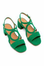 Valentina | Sandalias Tacón Tiras Decorativas