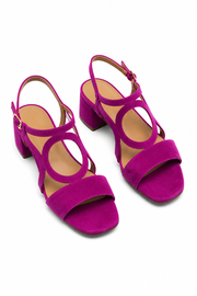 Valentina | Sandalias Tacón Tiras Decorativas